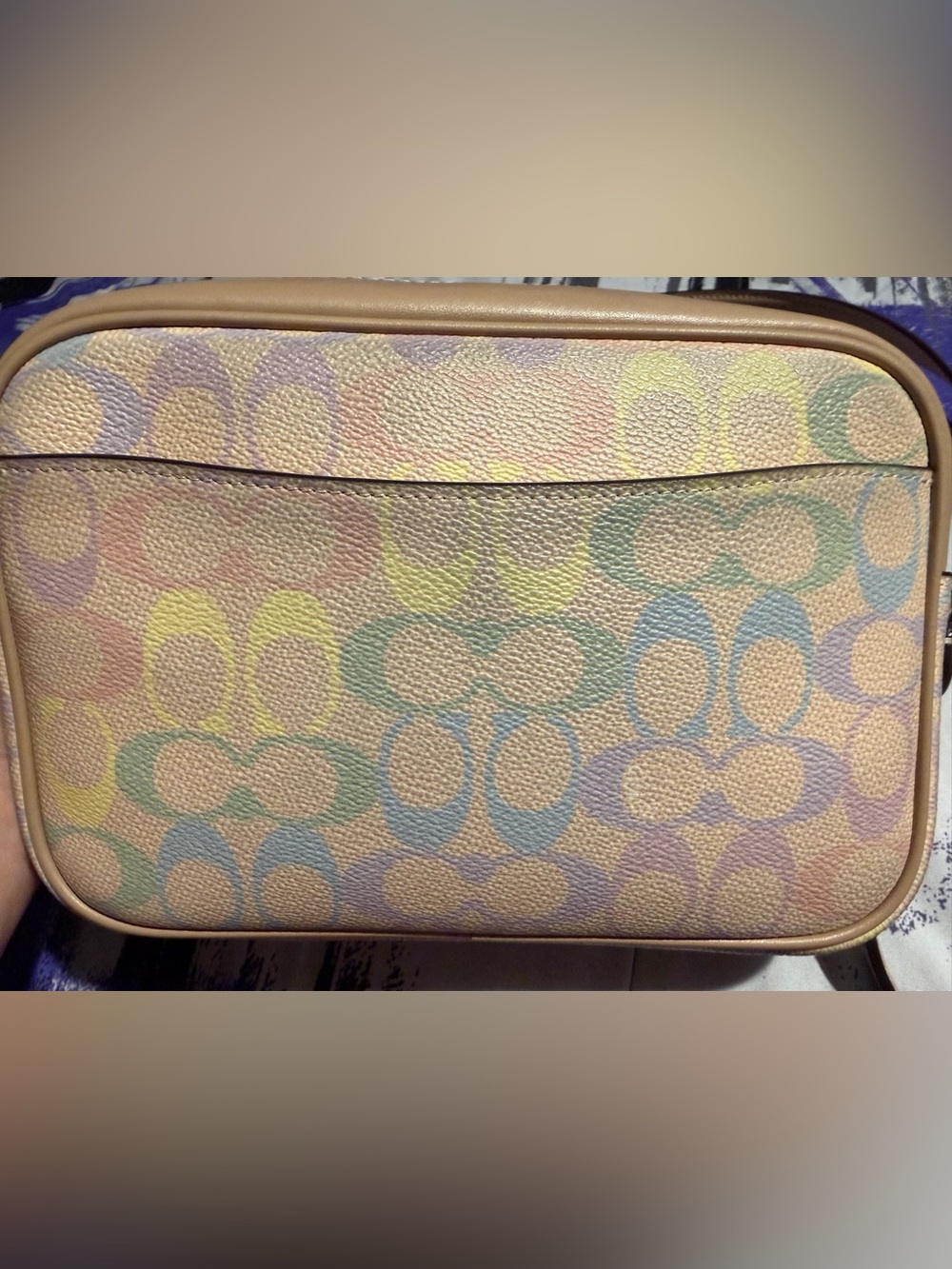 COACH Pastel Signature Crossbody Bag with Wristlet - Picture 7 of 8